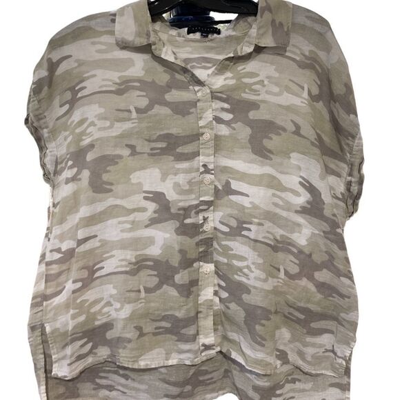 LIGHT CAMMO COLLARED SHIRT / SZ: XL - Picture 4 of 4